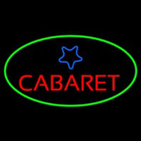 Cabaret Star Logo Neon Skilt