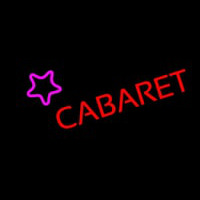 Cabaret Star Logo Neon Skilt