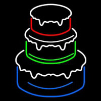 Cake Logo Neon Skilt