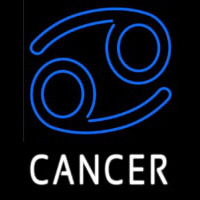 Cancer Logo Neon Skilt