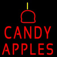 Candy Apples Neon Skilt