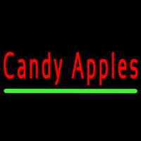 Candy Apples Neon Skilt