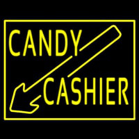 Candy Cashier Neon Skilt