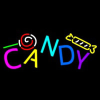 Candy With Toffees Neon Skilt