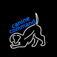 Canine Command Neon Skilt