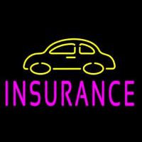 Car Insurance Neon Skilt