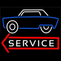 Car Logo Service 1 Neon Skilt