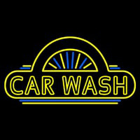 Car Wash Logo Neon Skilt