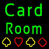 Card Room Neon Skilt