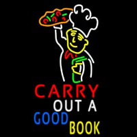 Carry Out A Good Book Neon Skilt