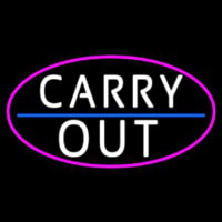 Carry Out Neon Skilt