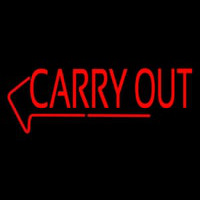 Carry Out Neon Skilt