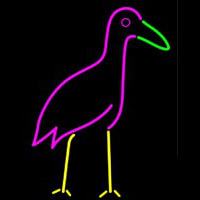 Cattle Egret Neon Skilt