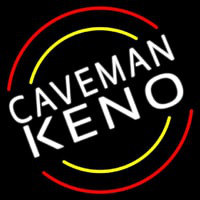 Caveman Keno 5 Neon Skilt