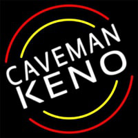 Caveman Keno Neon Skilt