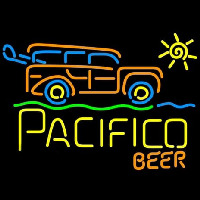 Cerveza Pacifico Sun Bus Neon Skilt