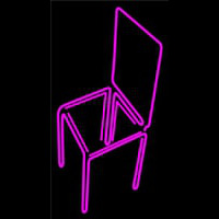 Chair Neon Skilt