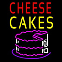 Cheese Cakes Neon Skilt
