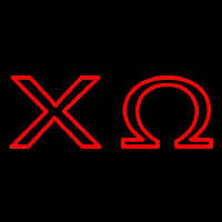 Chi Omega Neon Skilt