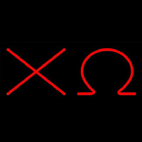 Chi Omega Neon Skilt