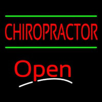 Chiropractor Open Neon Skilt