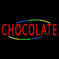 Chocolate Neon Skilt