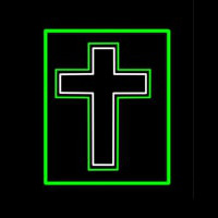 Christian Cross Series Neon Skilt