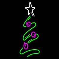 Christmas Tree Freestanding Neon Skilt