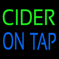 Cider On Tap Neon Skilt