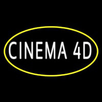 Cinema 4d With Border Neon Skilt