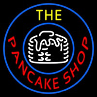 Circle The Pancake Shop Neon Skilt