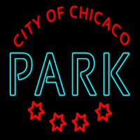 City Of Chicanco Park Neon Skilt