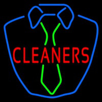 Cleaners Shirt Logo Neon Skilt