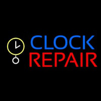 Clock Repair Block Neon Skilt