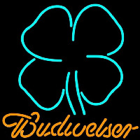 Clover Budweiser Beer Sign Neon Skilt