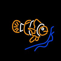 Clown Fish Neon Skilt