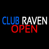 Club Raven Neon Skilt