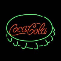 Coca Cola Cap Øl Bar Åben Neon Skilt