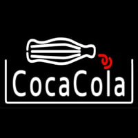 Coca Cola Coke Bottle Soda Neon Skilt