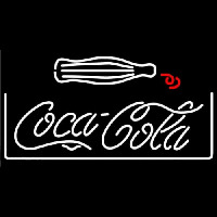 Coca Cola Coke Bottle Soda Pop Pub Game Room Neon Skilt