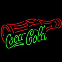 Coca Cola With Cross Bottle Giant Neon Skilt