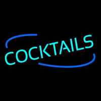 Cocktails Neon Skilt