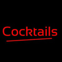 Cocktails Neon Skilt