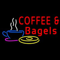 Coffee Bagels Neon Skilt