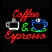 Coffee Espresso Neon Skilt