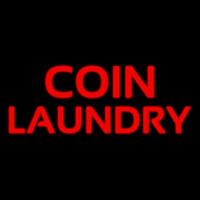 Coin Laundry Neon Skilt