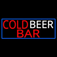Cold Beer Bar Neon Skilt
