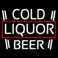 Cold Liquor Beer Neon Skilt