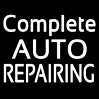 Complete Auto Repairing Neon Skilt