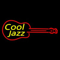 Cool Jazz Guitar 2 Neon Skilt